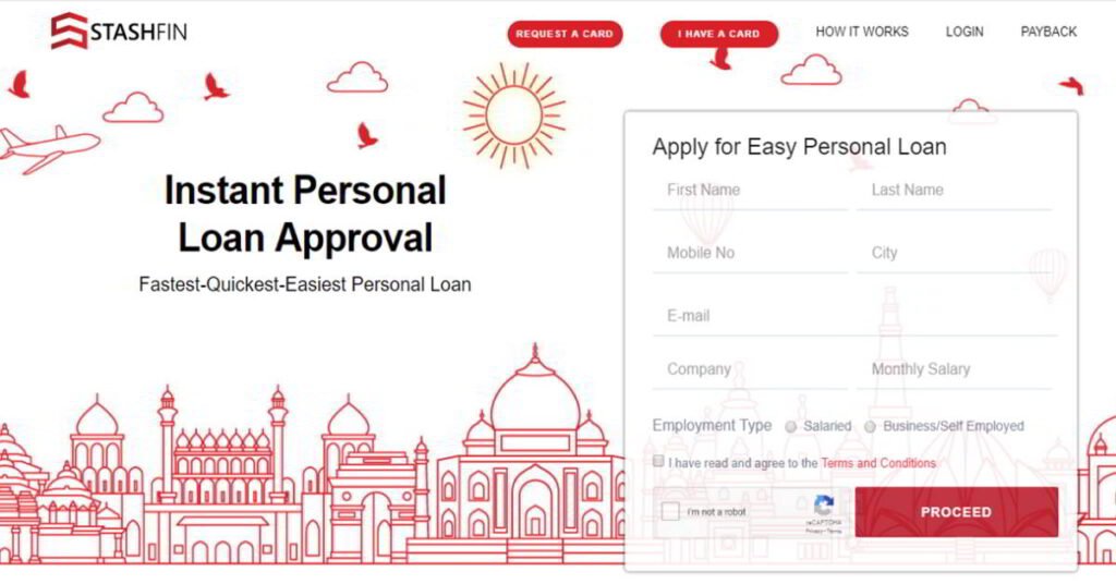 StashFin-Application-Personal-Loan