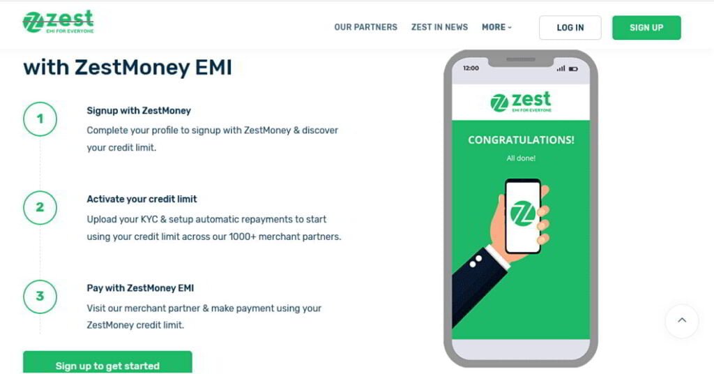 ZestMoney Loan Application
