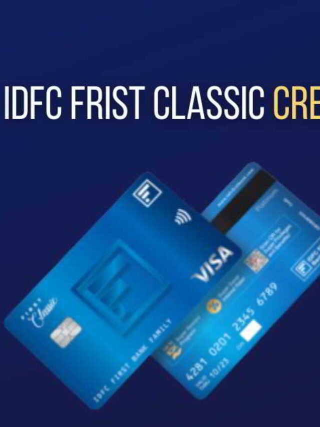 idfc first classic credit card